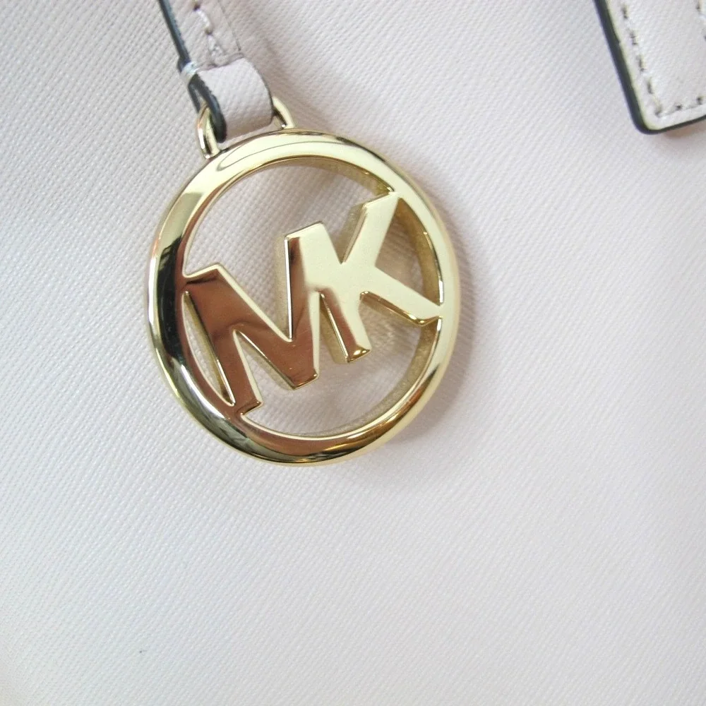 Michael‎ Kors Medium Jet Set Saffiano Leather Top-Zip Multifunction Tote Handbag